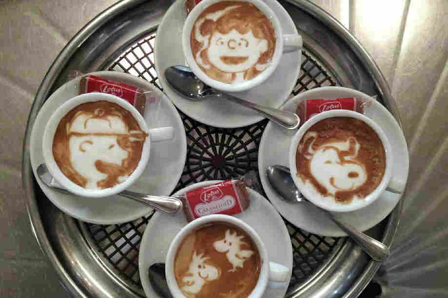 The cast of Charlie Brown