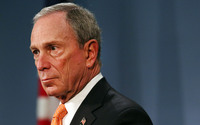 New York City Mayor Michael Bloomberg speaks at a news conference at City Hall on April 25. The billionaire mayor has been spending from his personal fortune to provide a "political counterweight to the NRA," his policy adviser says.