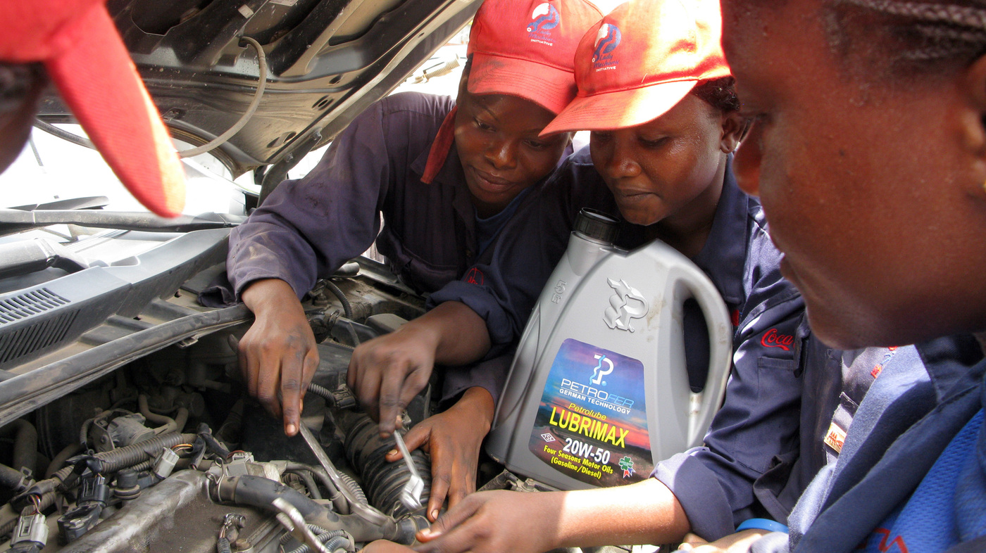 Lady Mechanic Initiative Trains Women For 'The Best Job' : NPR