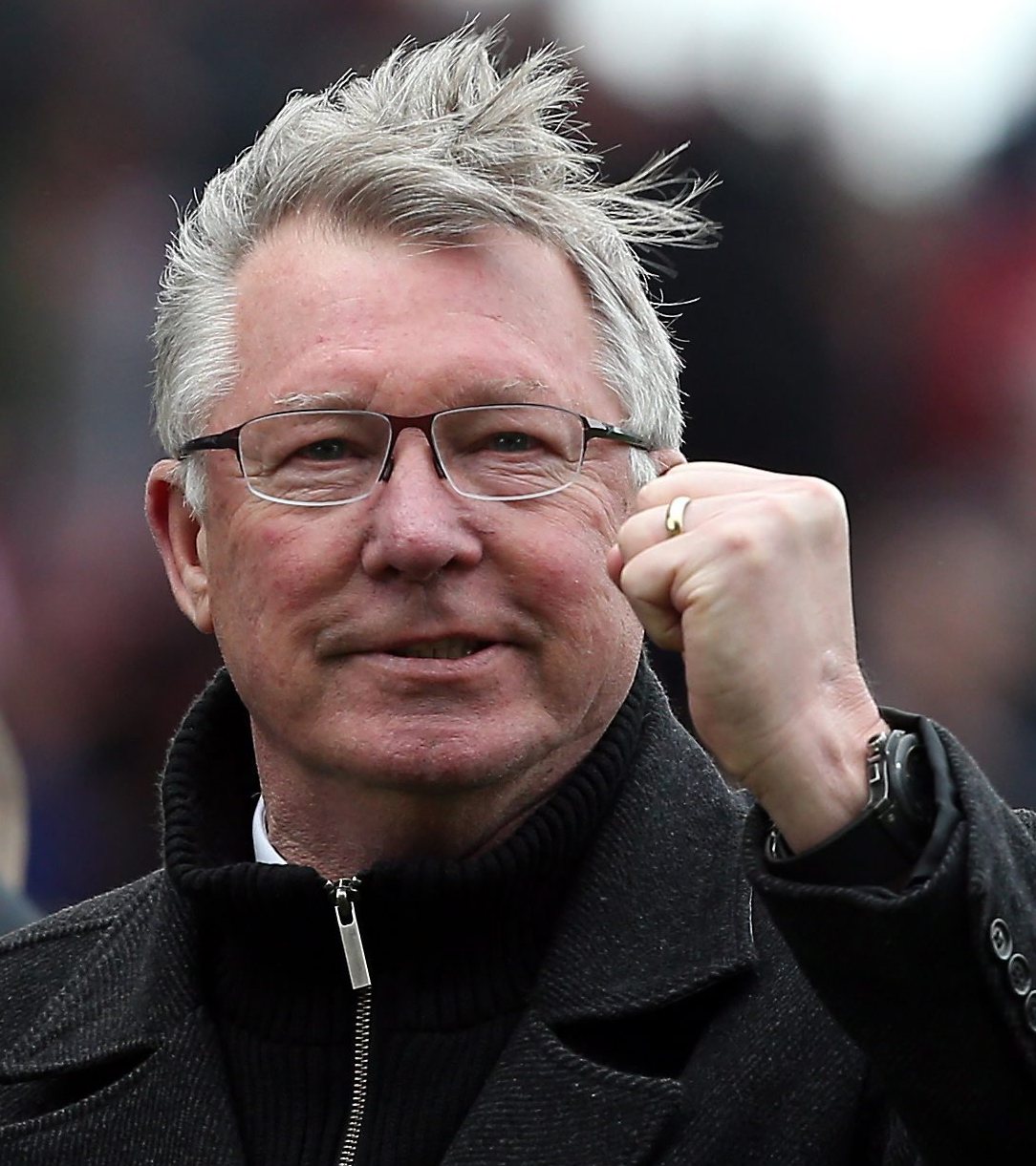 Manchester United manager Sir Alex Ferguson during a match in April. (EPA /LANDOV)