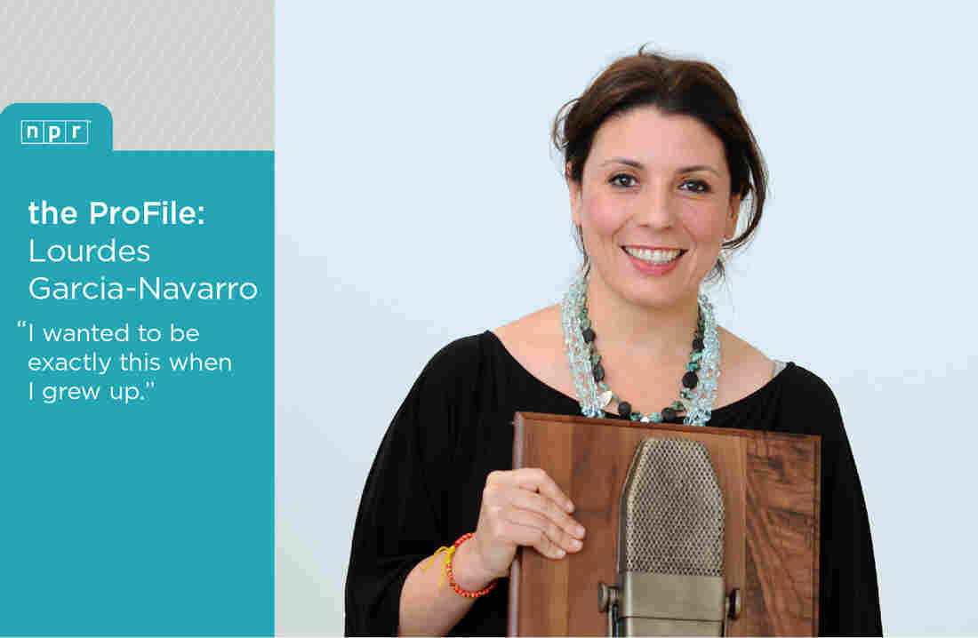 NPR South America Correspondent Lourdes Garcia-Navarro after receiving her Edward R. Murrow Award in 2012.