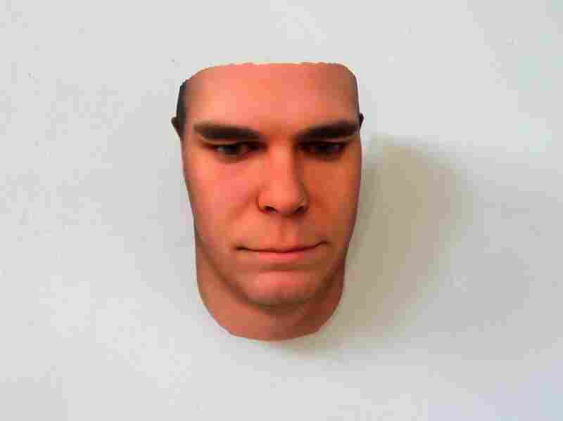 A dropped cigarette butt, a chewed-up piece of gum, a stray hair. Artist Heather Dewey-Hagborg uses DNA she's picked up around New York City to generate 3-D portraits of those who left their trash behind. This rendering of a brown-eyed man of Eastern European descent came out of a cigarette butt Dewey-Hagborg found in Brooklyn, N.Y.