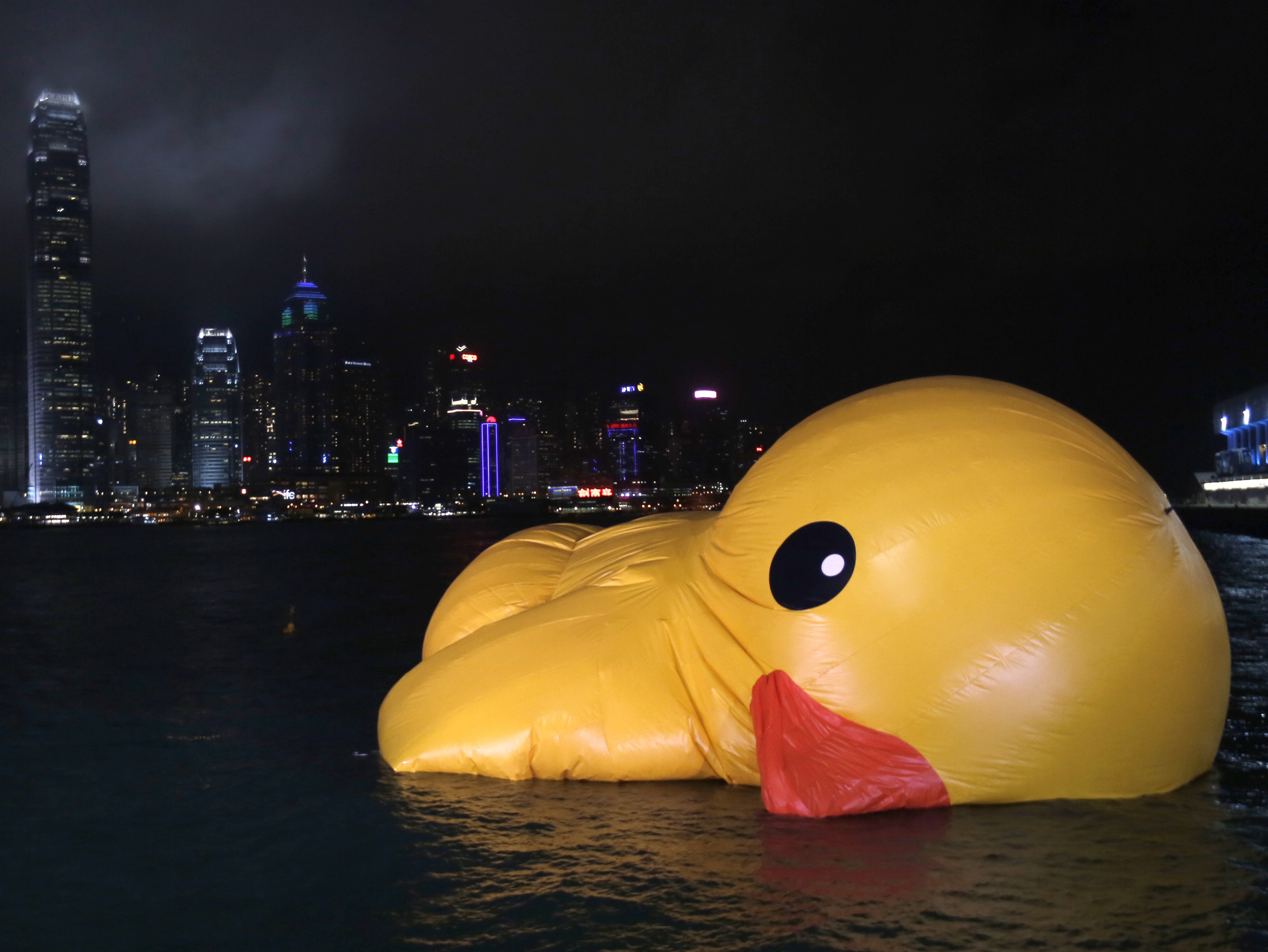 Pffff Hong Kong's SixStory Rubber Ducky's Been Deflated NCPR News