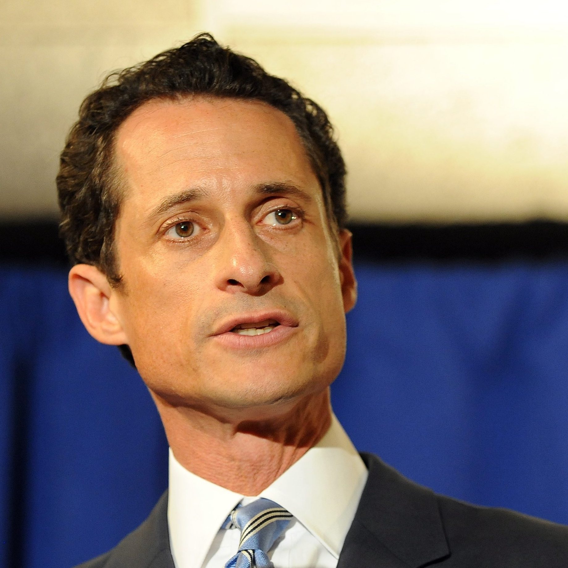 Former Rep. Anthony Weiner, D-N.Y., in June 2011 — at the height of the sexting scandal that led to his resignation from Congress. (EPA /Landov)
