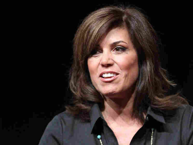 Sideline reporter Michele Tafoya speaks on a panel at the 2011 Summer TCA Tour in Beverly Hills, Calif.