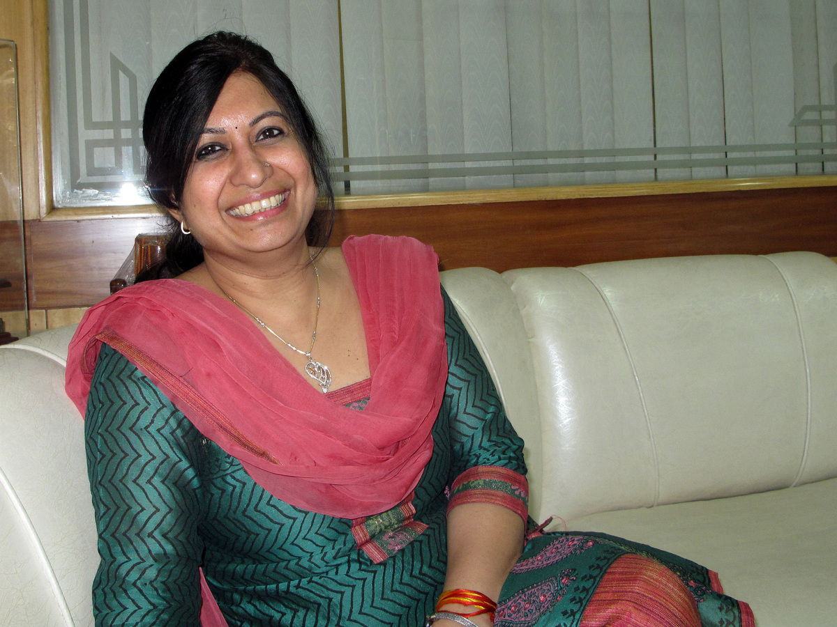 Nita Jha, a matchmaker at the high-end matrimonial firm Sycorian, says "it's high time" Indian women had options.