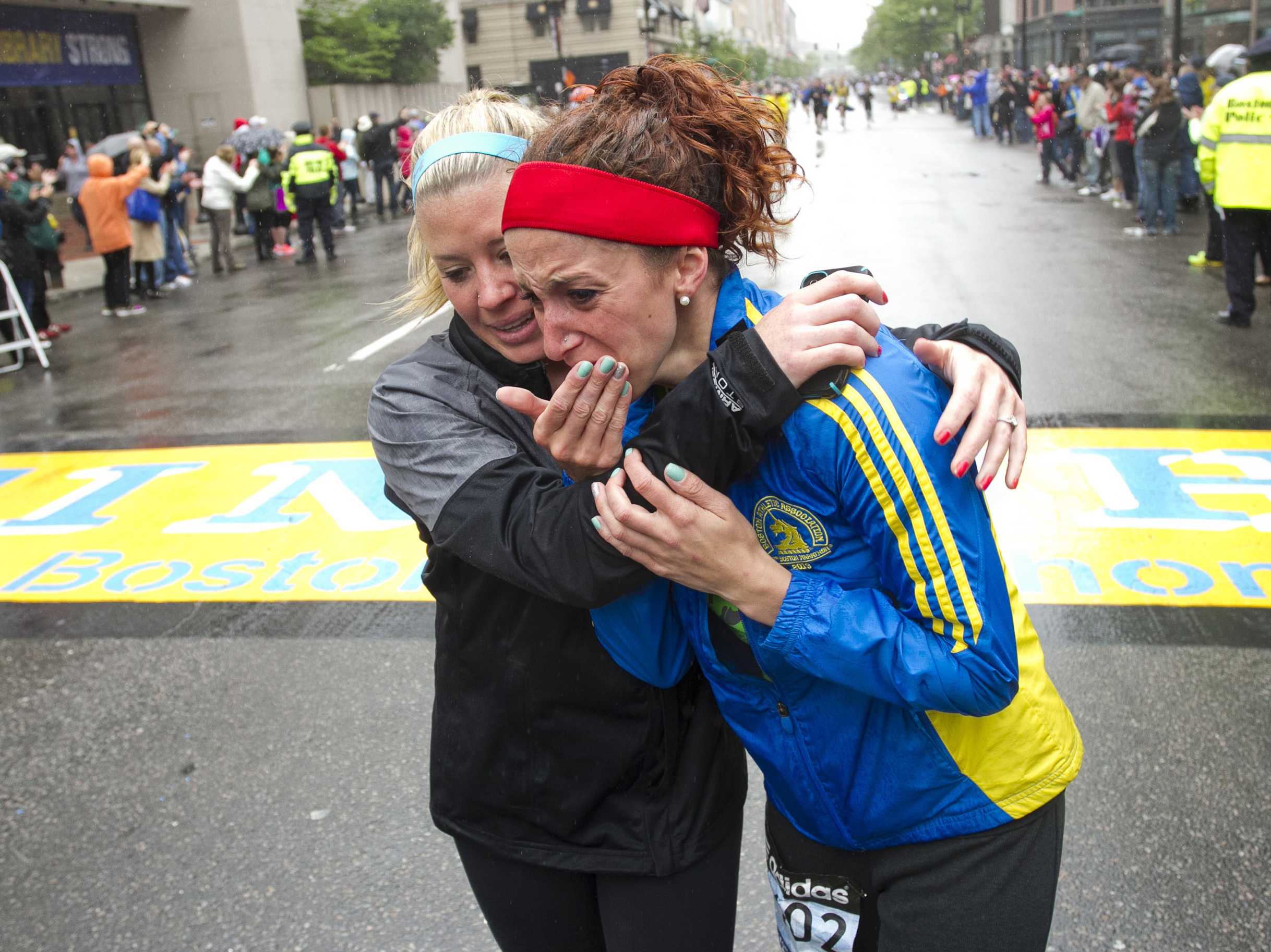 'We'll Keep Running': Thousands Complete Final Mile Of Boston Marathon