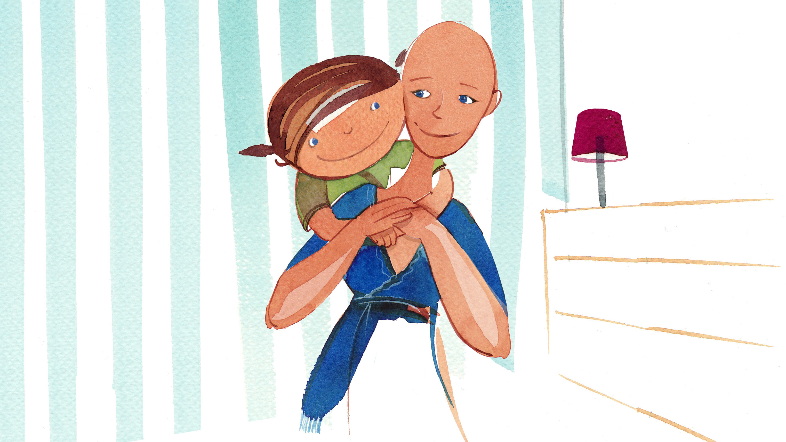 Sue Glader wrote <em><a href=&quot;http://www.npr.org/books/titles/188994750/nowhere-hair&quot;>Nowhere Hair</a> </em>after finding that many children's books about cancer were too depressing or scary. (Courtesy Sue Glader)