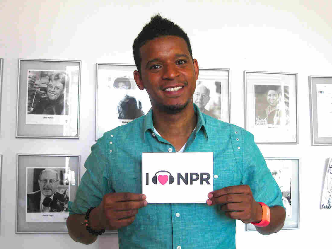 Chef Roblé at NPR's New York Bureau.