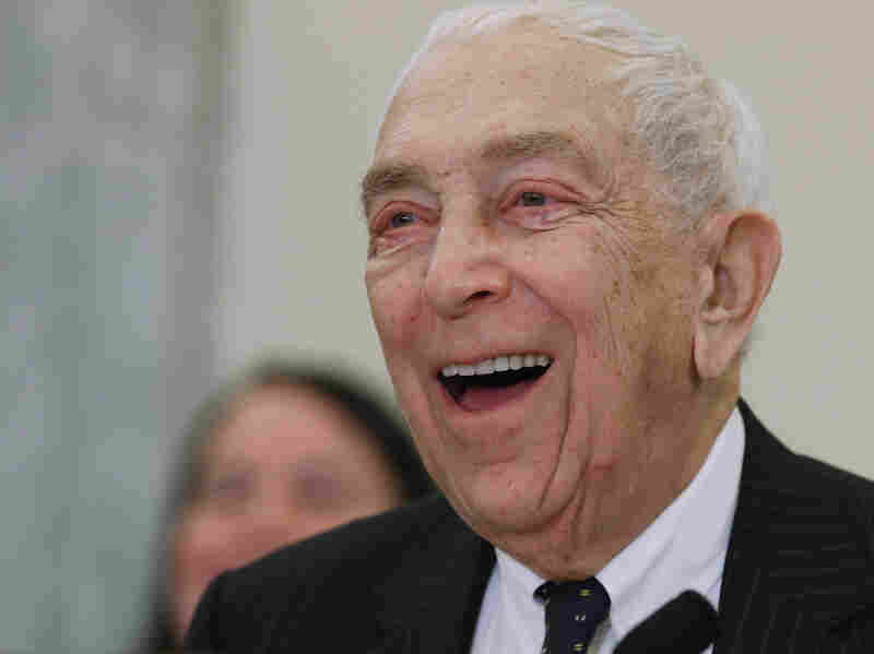 Sen. Frank Lautenberg (D-NJ) at a congressional hearing last year. He died on June 3.