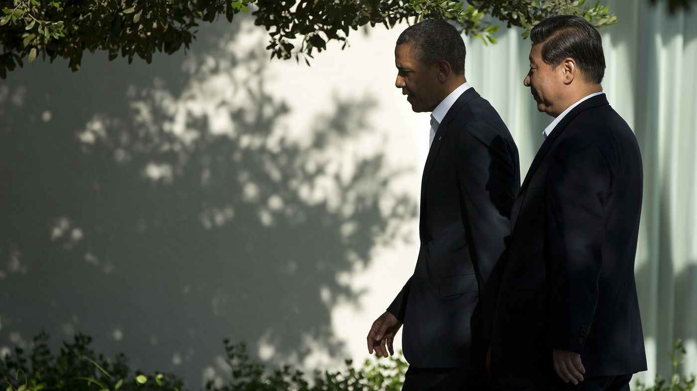NSA Scandal Looms Over Obama's Talks With China's Xi : NPR