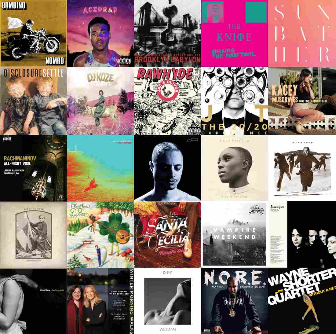 NPR Music's favorite 25 albums of the year (so far)