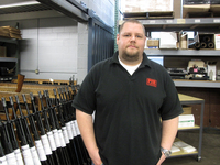 Josh Fiorini's Connecticut-based company builds high-end semi-automatic rifles. He says the state's tough new gun law gives him no choice but to move.