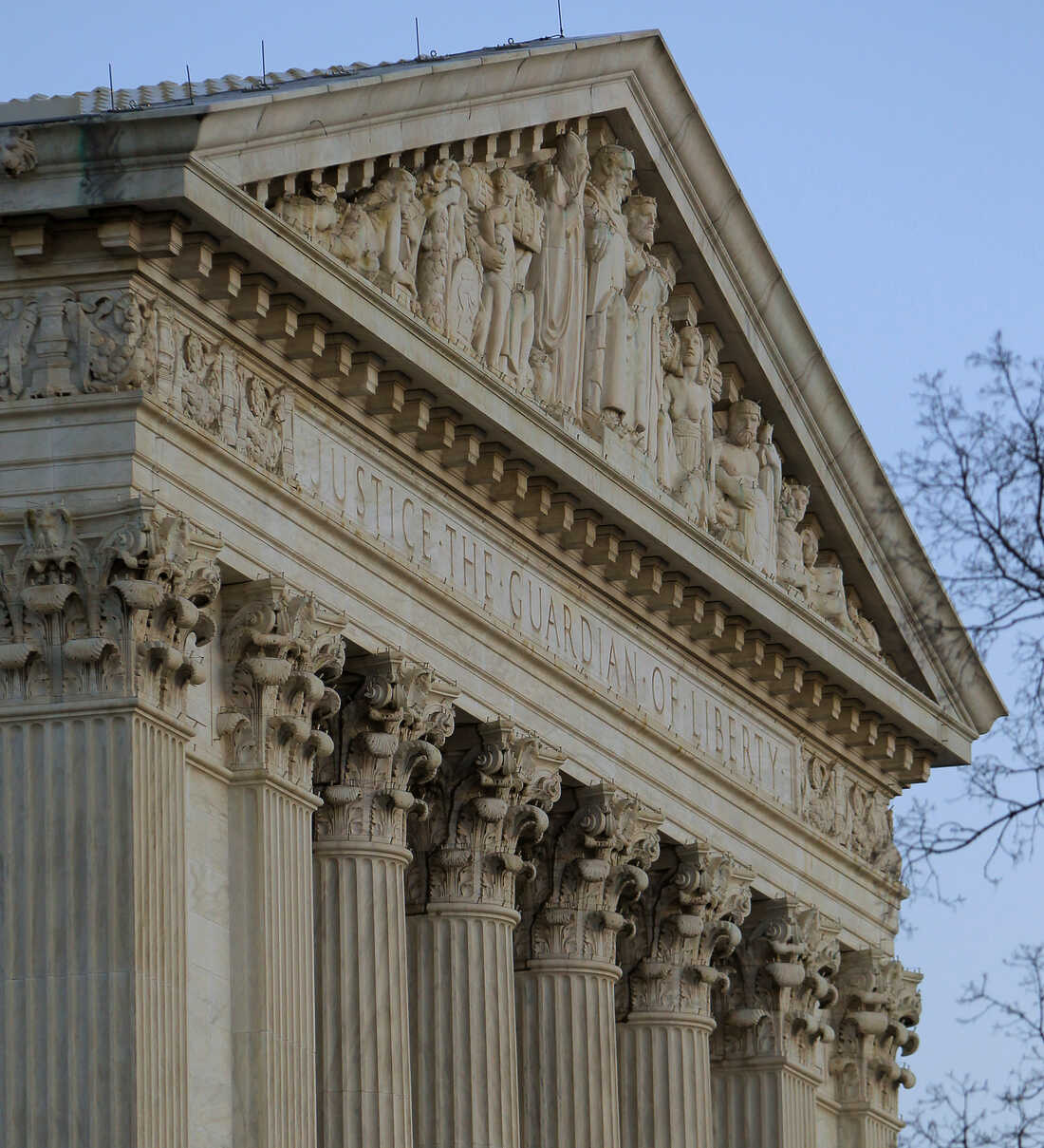 The U.S. Supreme Court building.
