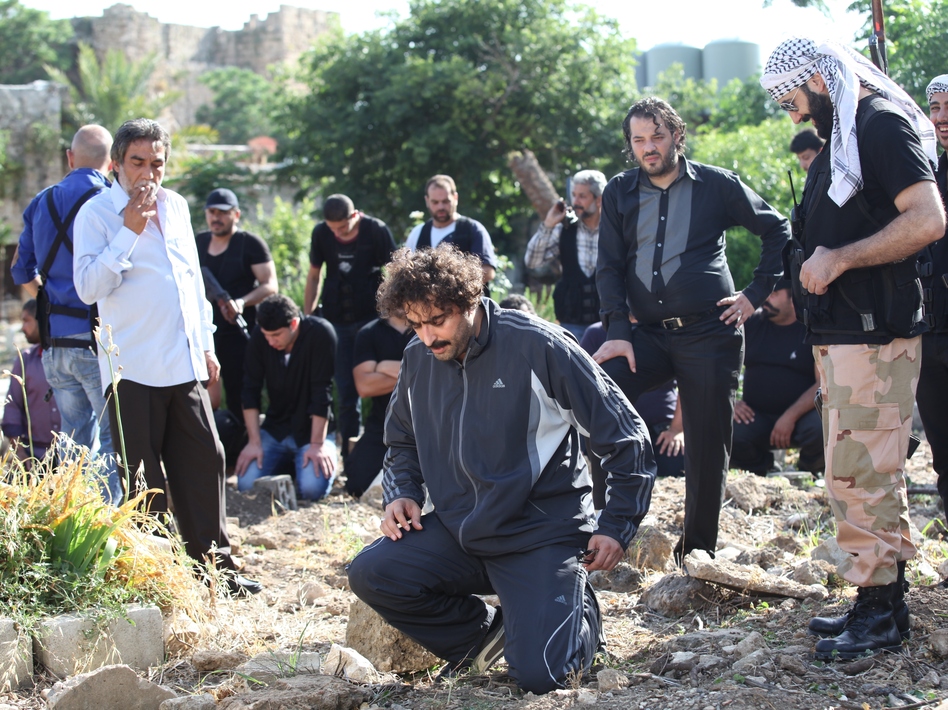 Syrian soap opera <em>Wilada min al-Khasira</em> is incorporating current events into its storylines, including tough subjects such as torture and the detention of anti-government protesters. The third season of the popular show begins this week. (Courtesy of Clacket Productions)