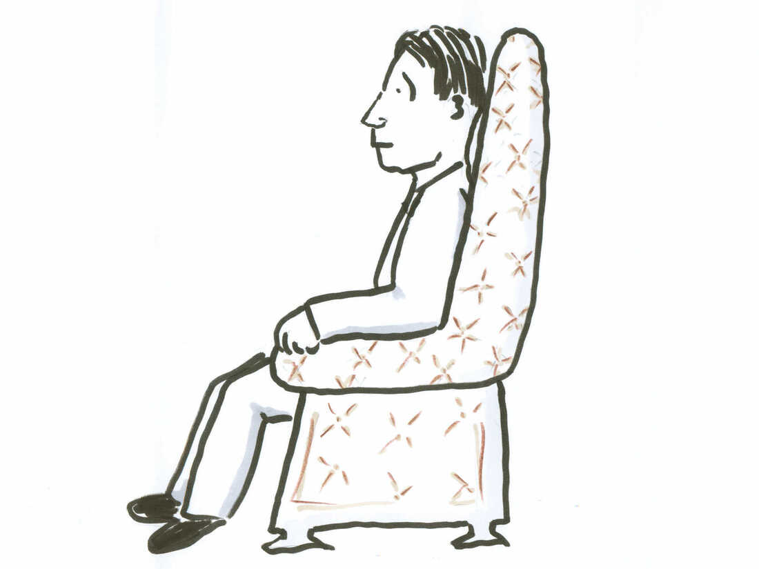 Man sitting in chair