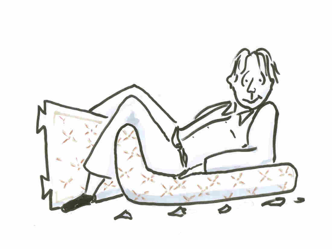 Man in chair, setting #5.
