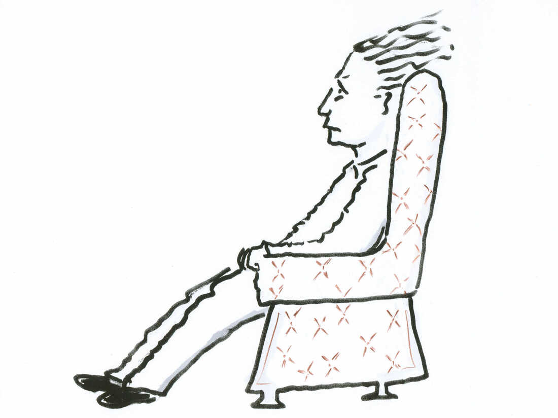 Man in Chair, setting #2.