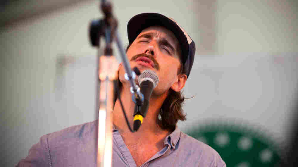 Rayland Baxter performs at the 2013 Newport Folk Festival.