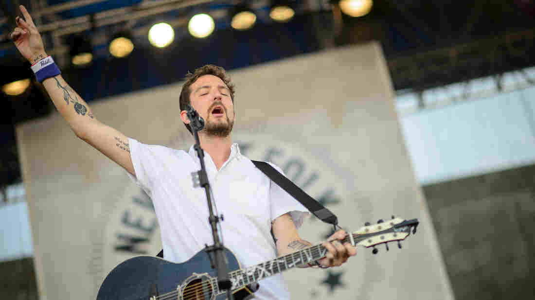 Frank Turner & The Sleeping Souls performs at the 2013 Newport Folk Festival.
