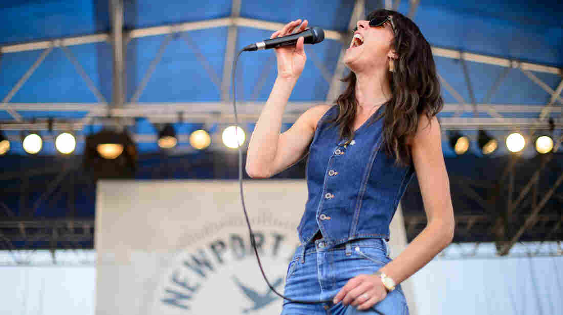 Nicki Bluhm & The Gramblers performs at the 2013 Newport Folk Festival.
