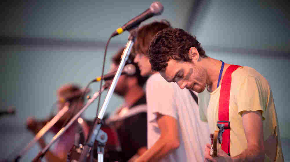 The Felice Brothers performs at the 2013 Newport Folk Festival.
