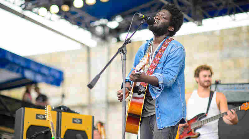 Michael Kiwanuka live at the 2013 Newport Folk Festival.
