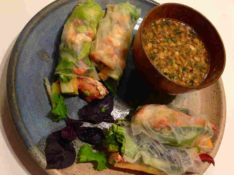 Vietnamese Salad Rolls with Lobster