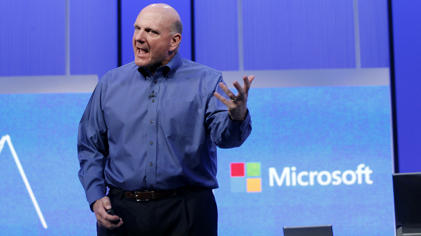 Microsoft CEO Ballmer Retiring Within The Next Year The TwoWay NPR