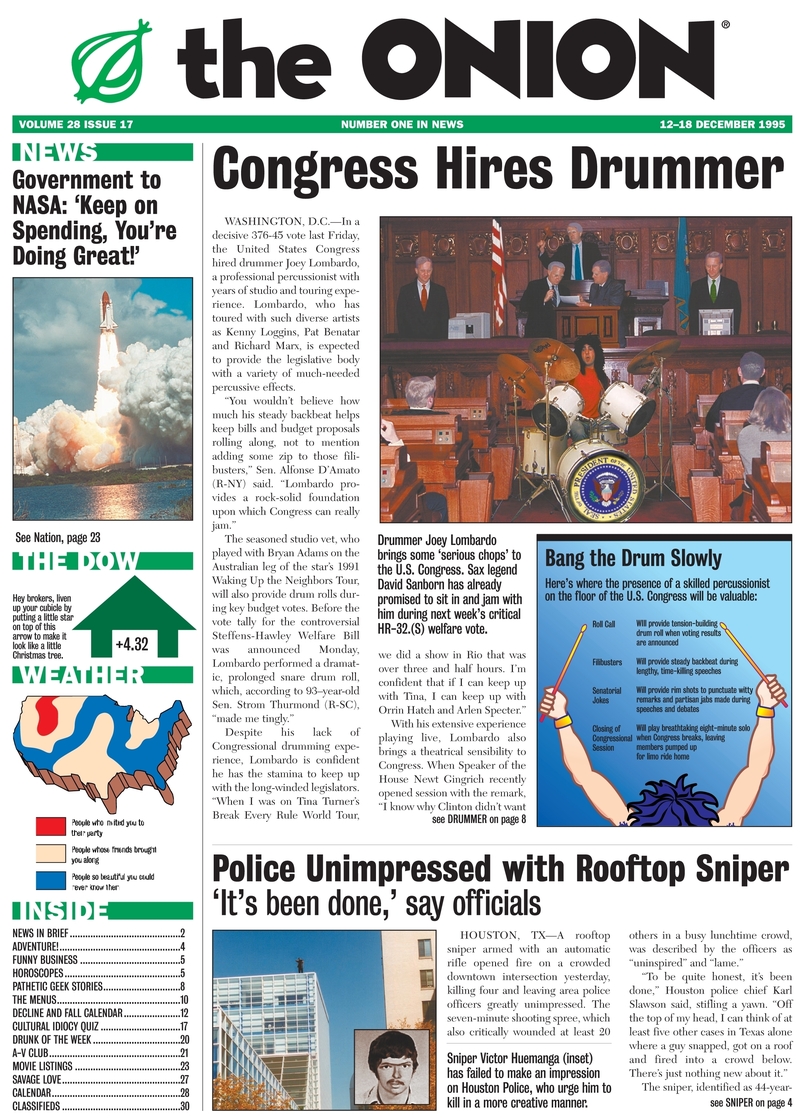 Area Man Realizes He's Been Reading Fake News For 25 Years NPR