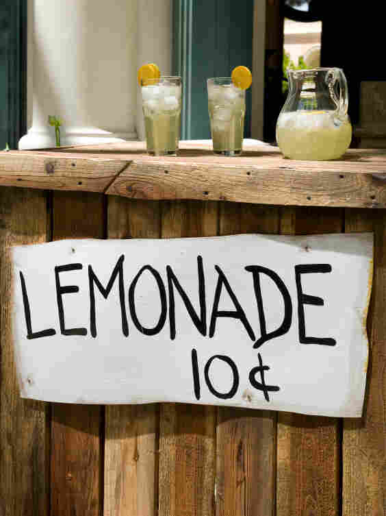 A lemonade stand.