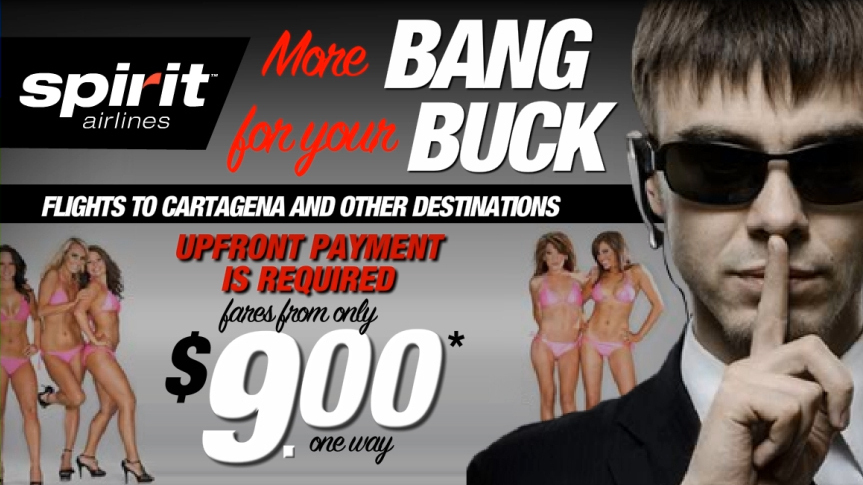 Spirit Airlines Sees Business Take Off With Raunchy Ads