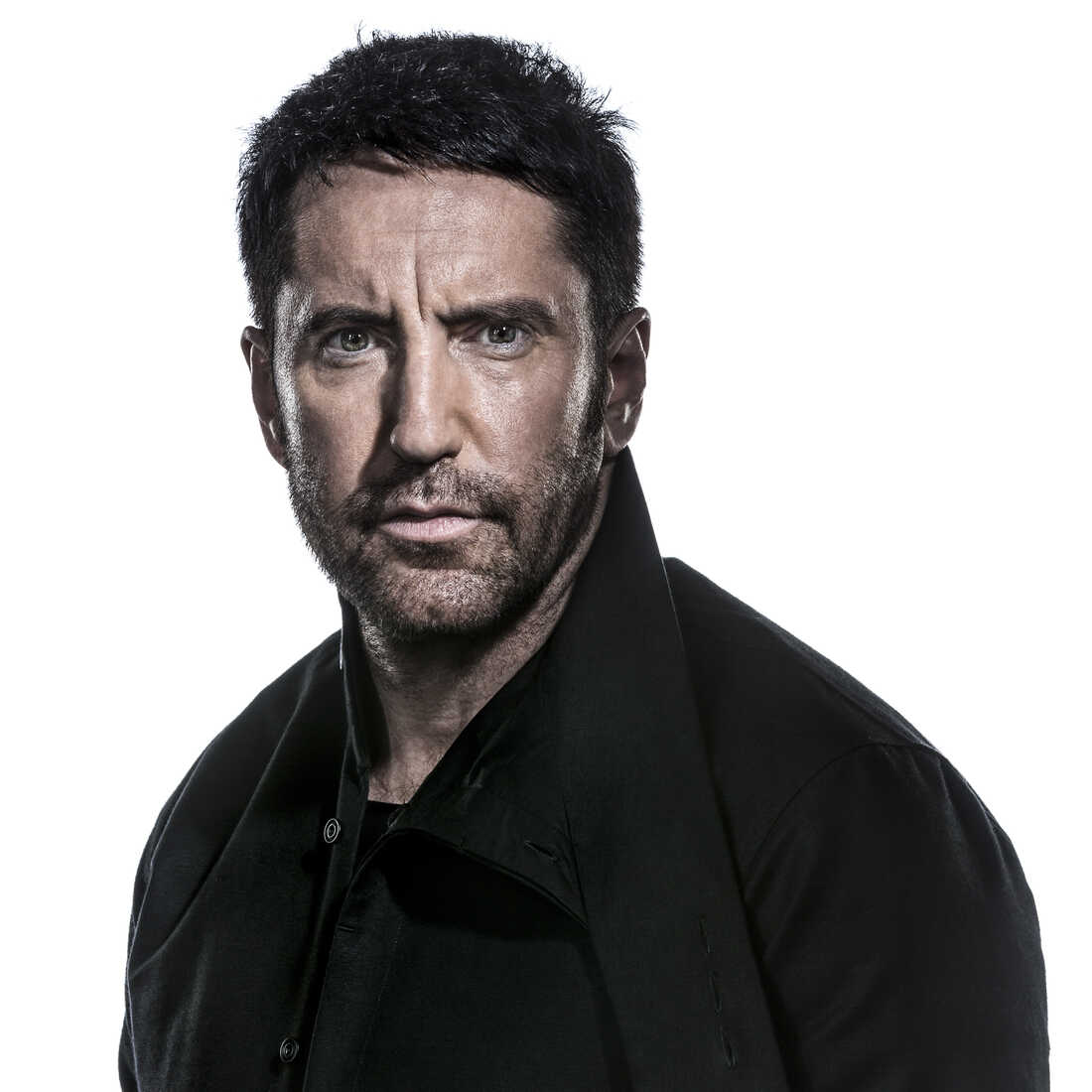 Singer Trent Reznor of Nine Inch Nails performs on the second day of annual  rock festival