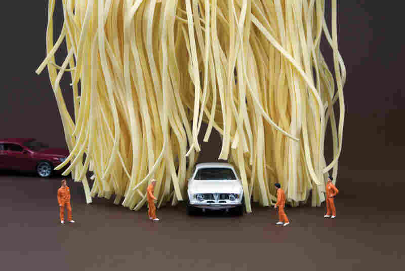 Linguine Car Wash: "The deluxe carbonara option was canceled after too many customers lost mirrors and antennas."