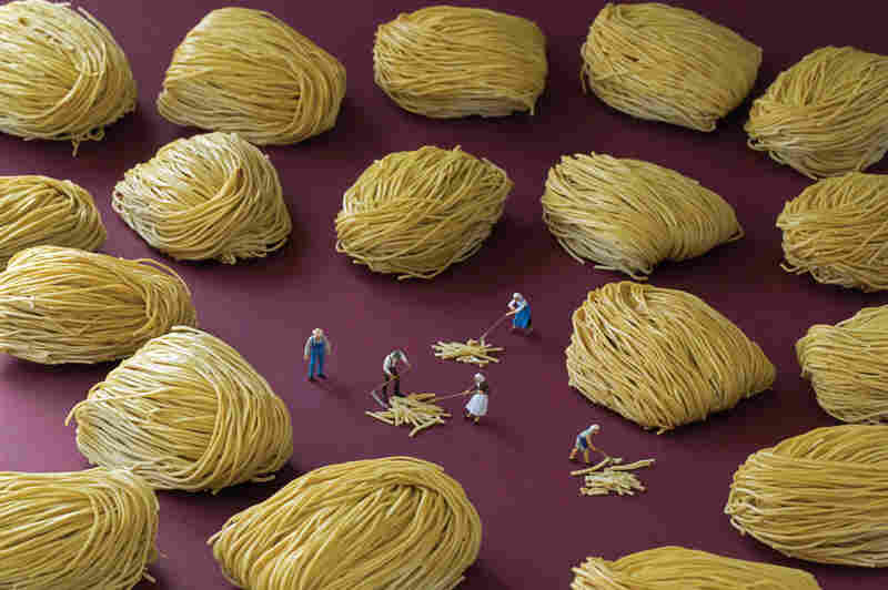 Noodle Haystacks: "During harvest time, all the cult members had to pitch in, even Prophet Geoffrey himself."