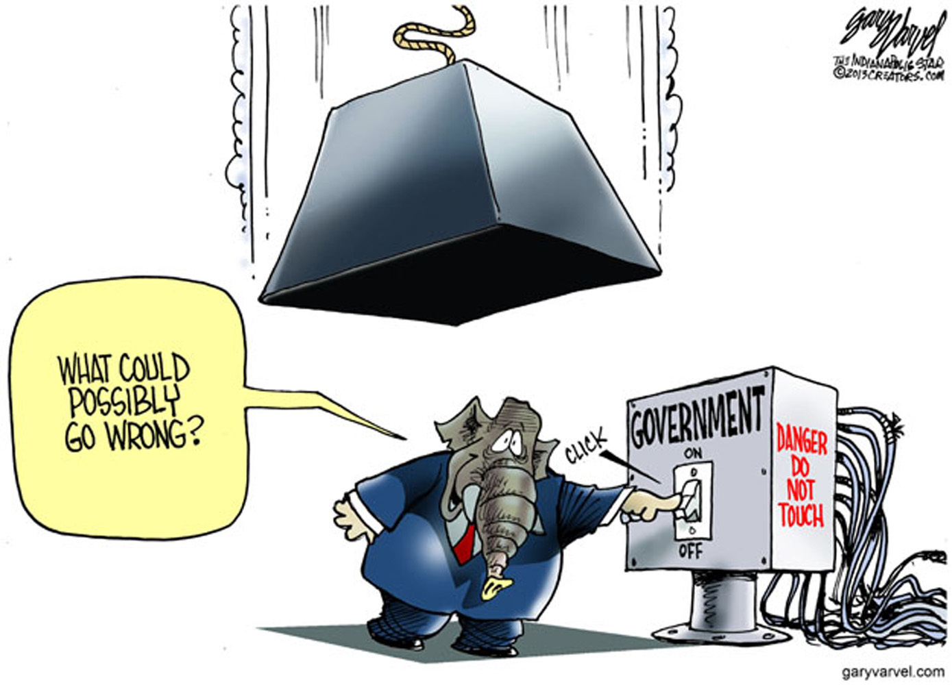 Double Take 'Toons: Budget Battle, Redux? : NPR, image size:1389x1000