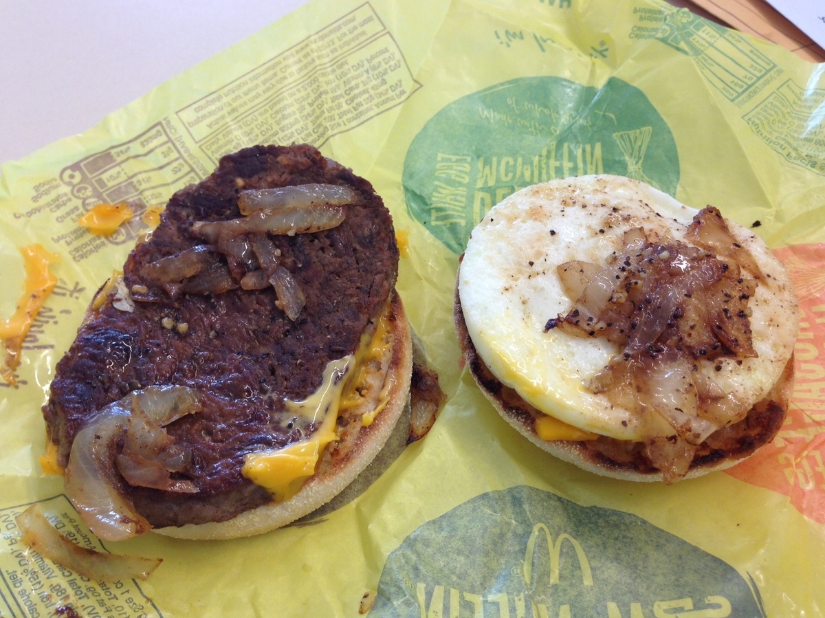 Sandwich Monday The Steak, Egg & Cheese McMuffin The Salt NPR