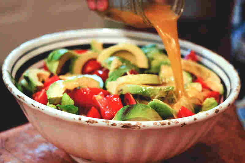 Avocado Salad With Salty, Spicy Lime Dressing