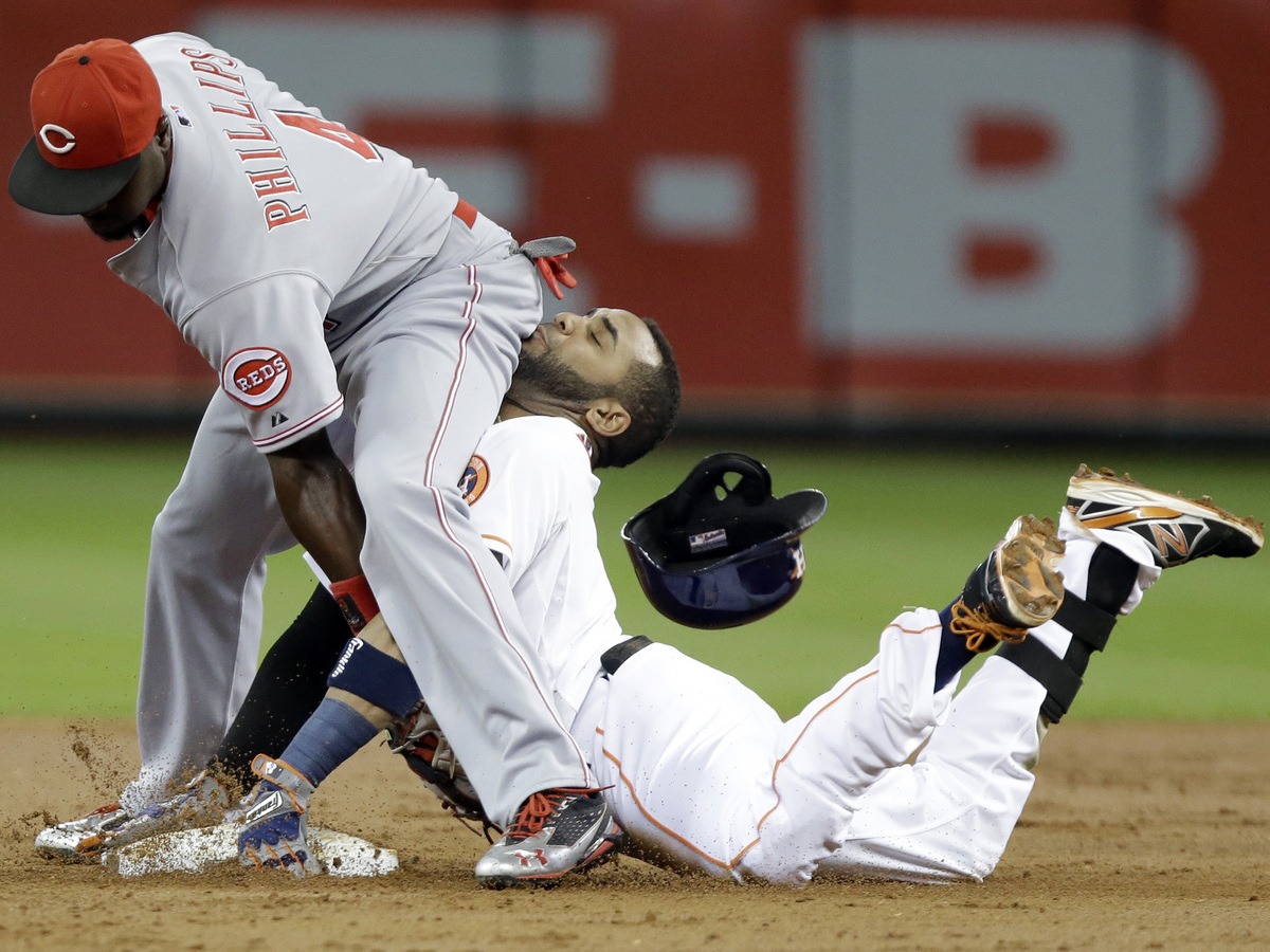 VIDEO Slide Into Second Ends With Face Firmly In Butt The TwoWay NPR