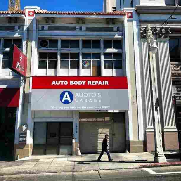San Francisco — Once the Wartime Civil Control Administration Building, this is where Dorothea Lange photographed images of Japanese Americans and their forced relocation to the Manzanar internment camp in Southern CA in April 1942. Lange was hired to document Roosevelt's Executive Order by the War Relocation Authority. Many of her images were censored.