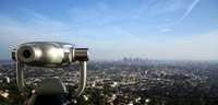 The weekend broadcast of All Things Considered has moved to Los Angeles. This view of the city comes from from Griffith Observatory.