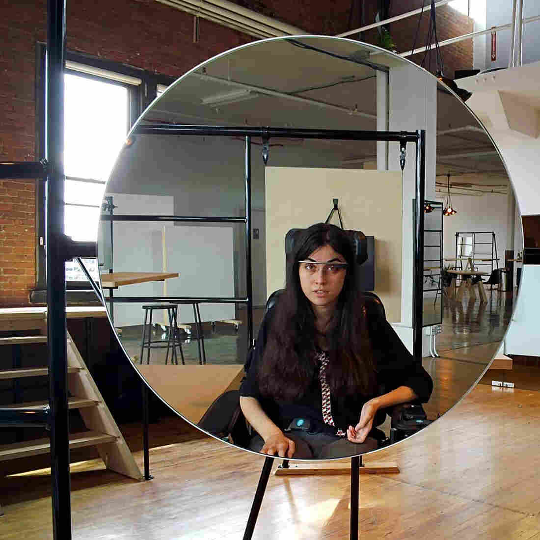 Alex Blaszczuk used Google Glass to shoot this self portait. Alex Blaszczuk used Google Glass to shoot this self portait.