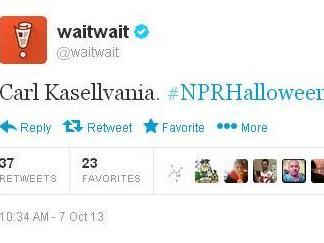 The Scariest Hashtag Ever? Enter #NPRHalloweenNames At Your Own Risk