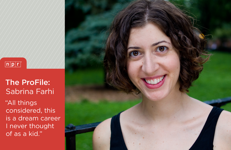 NPR Announcer Sabrina Farhi