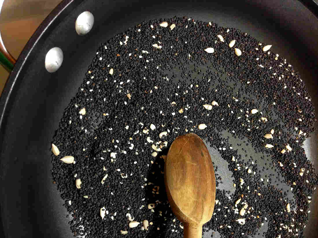 Black sesame seeds can be used for sweet and savory dishes.