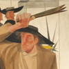 Anton Refregier's Beating the Chinese is a panel in the History of San Francisco mural at the city's Rincon Center. Chinese immigrants were frequent targets of hoodlums in the late 19th century.