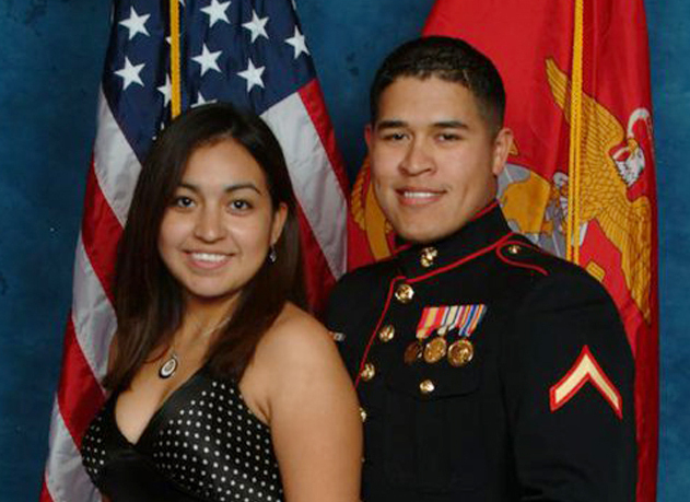Severely Burned Marine Finds Strength In Nascent Marriage