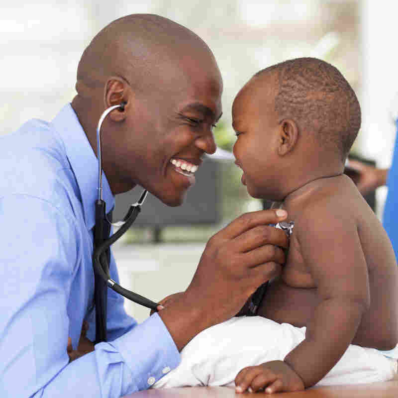 Doctor and patient.