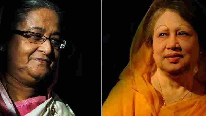 Sheikh Hasina and Khaleda Zia