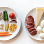 Meat and Dairy Plate vs Veggy Plate